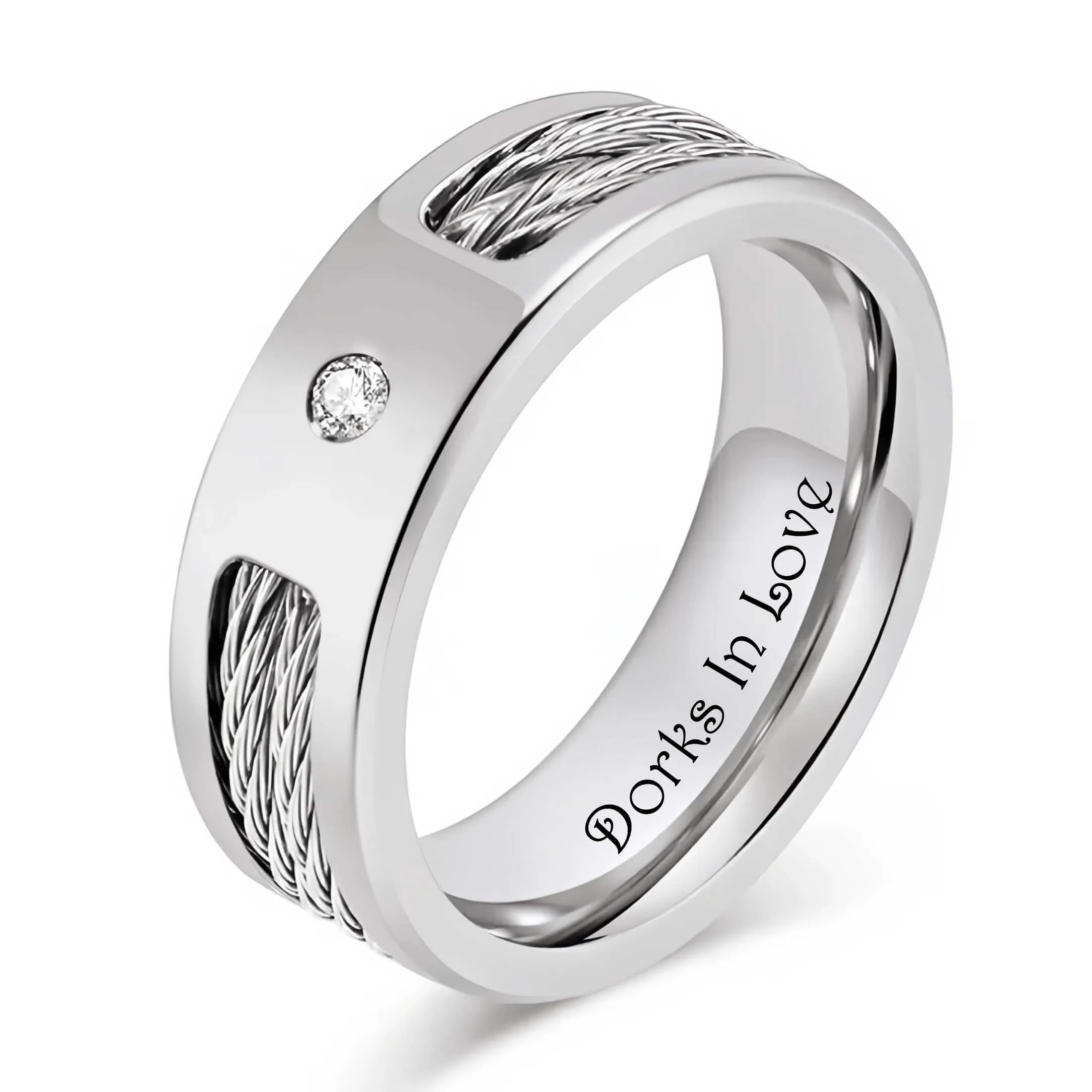 8mm Promise Ring Custom
