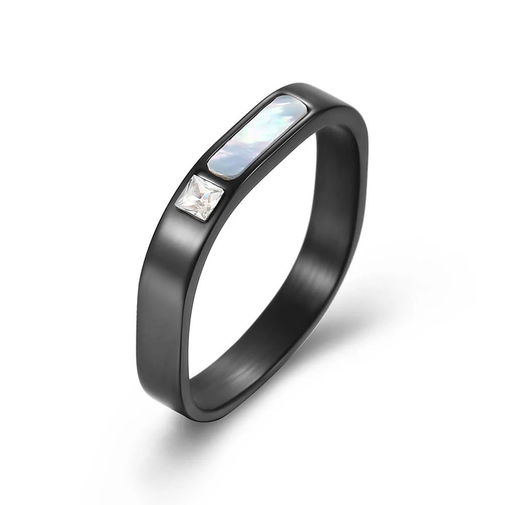 Black Promise Ring