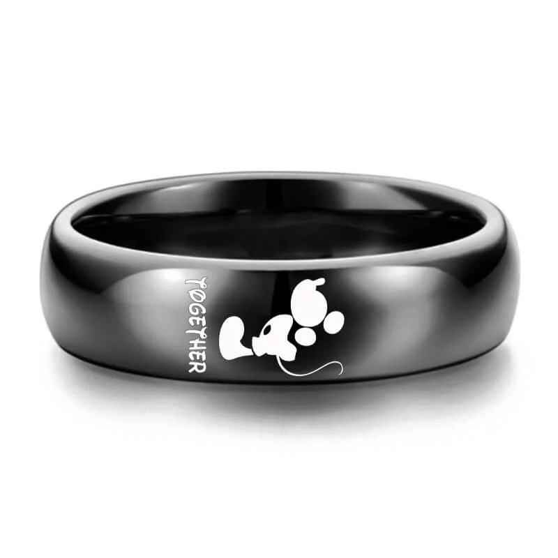 Black Forever & Together Promise Rings - Image 3