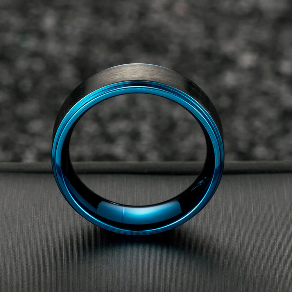 Blue Promise Ring for Men - Image 3