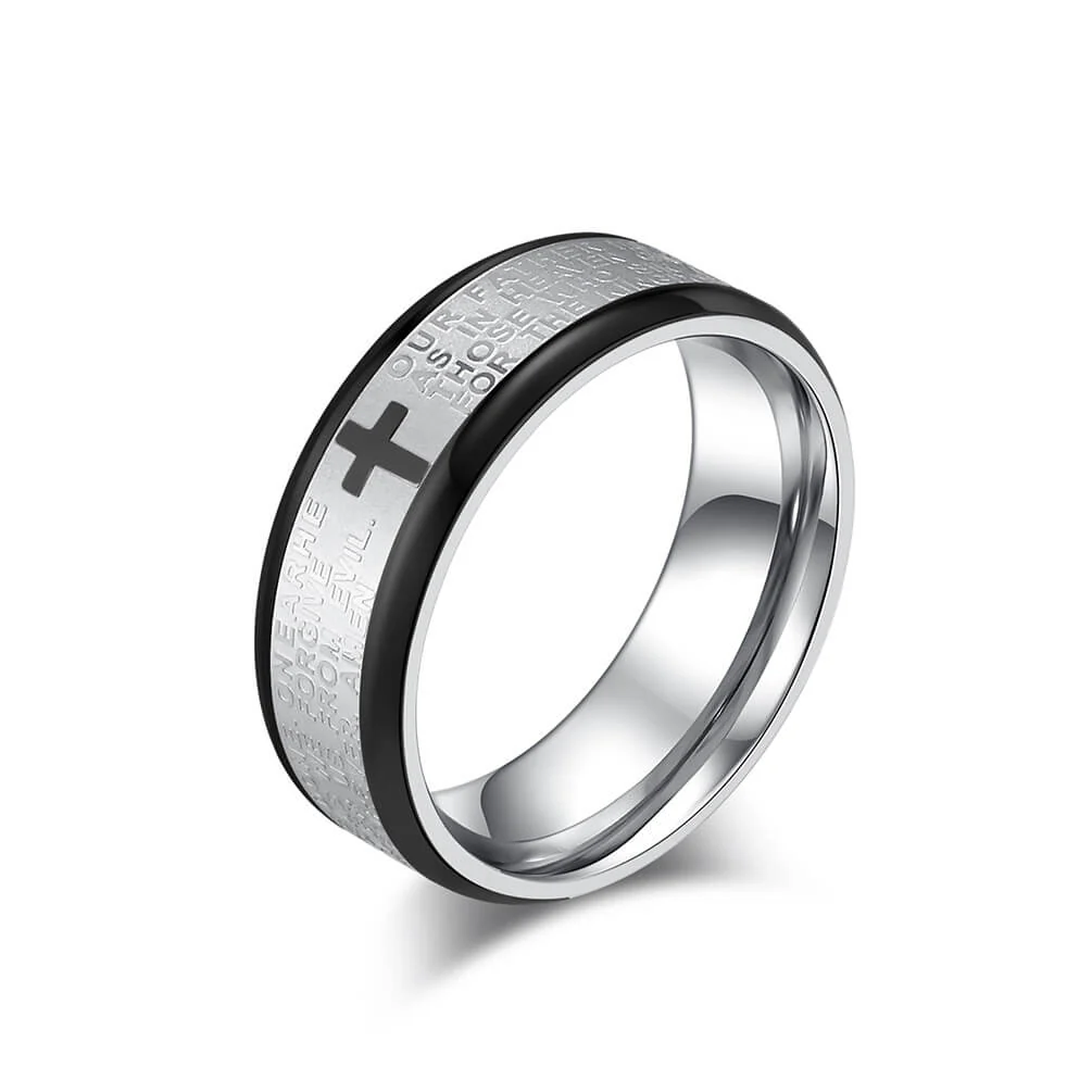 Cross Ring Band - Image 2