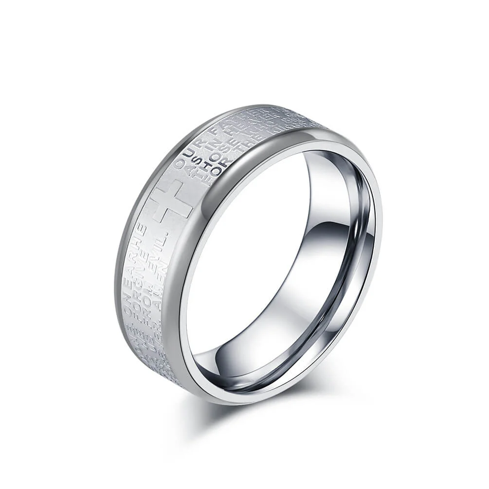 Cross Ring Band - Image 3
