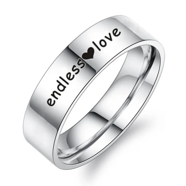 ENDLESS LOVE Couple Promise Rings - Image 3