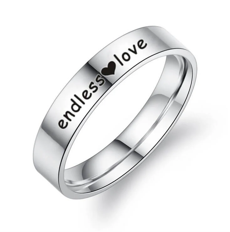 ENDLESS LOVE Couple Promise Rings - Image 4