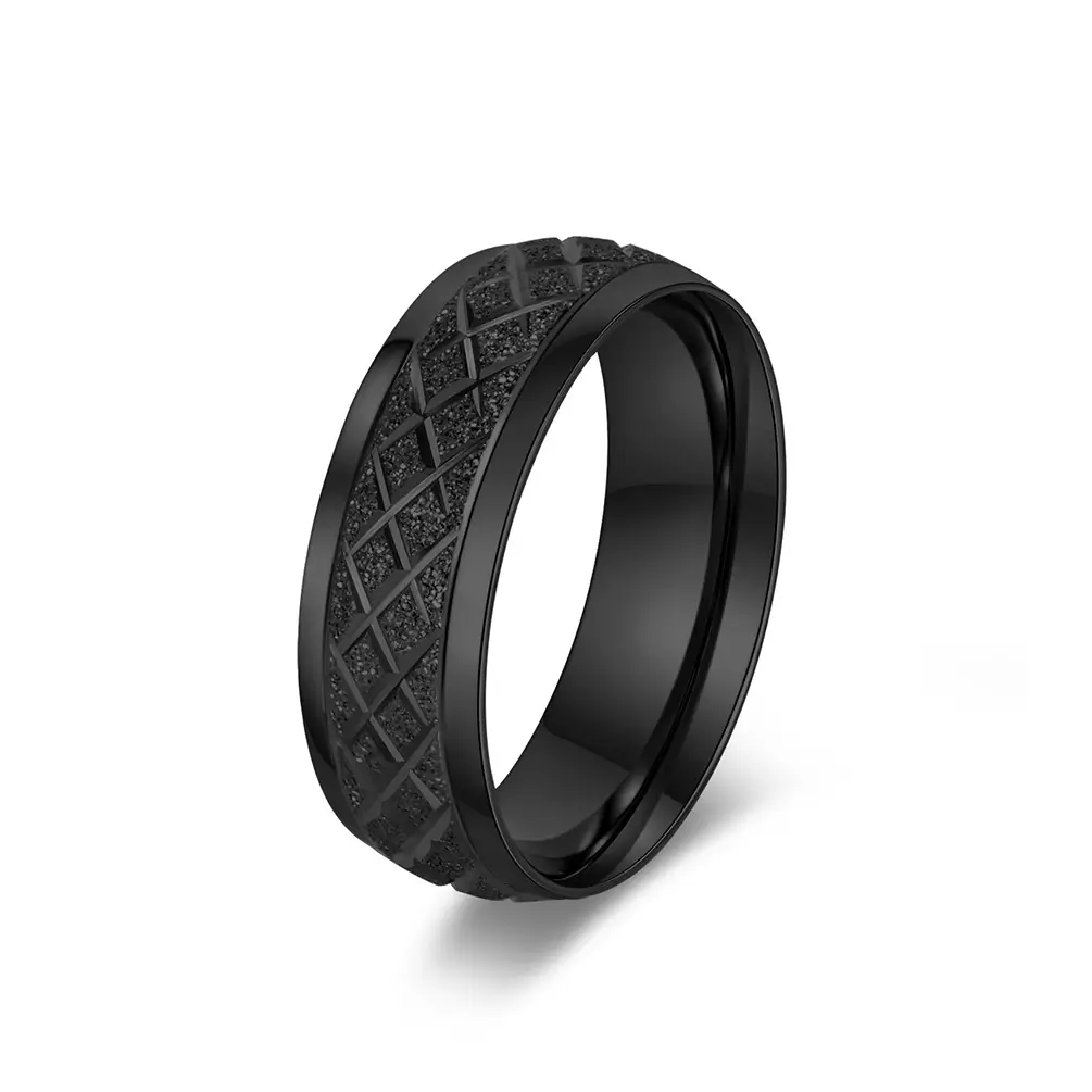“Eternal Bond” Matte Engraved Ring - Image 4