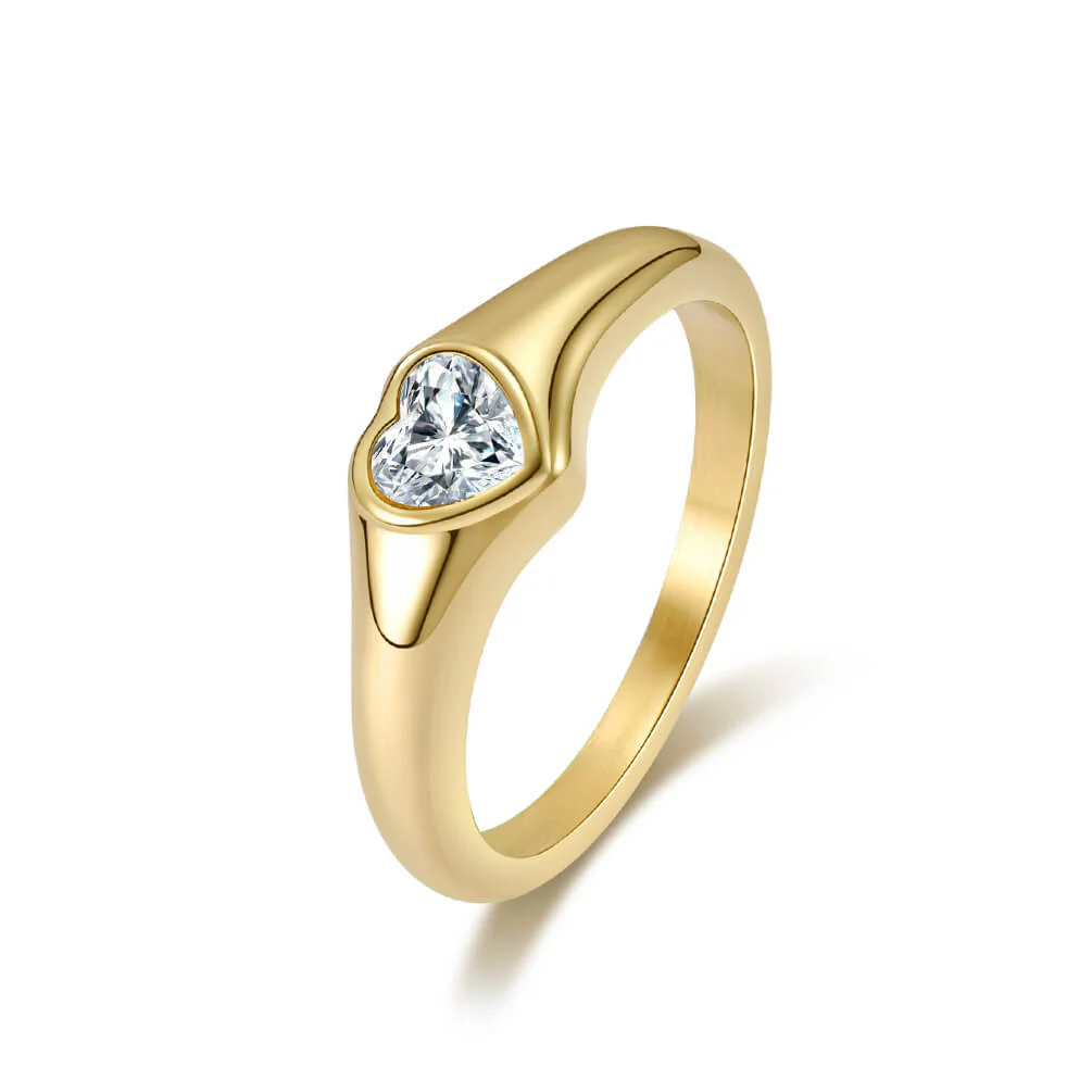 Heart Promise Ring Set - Image 2