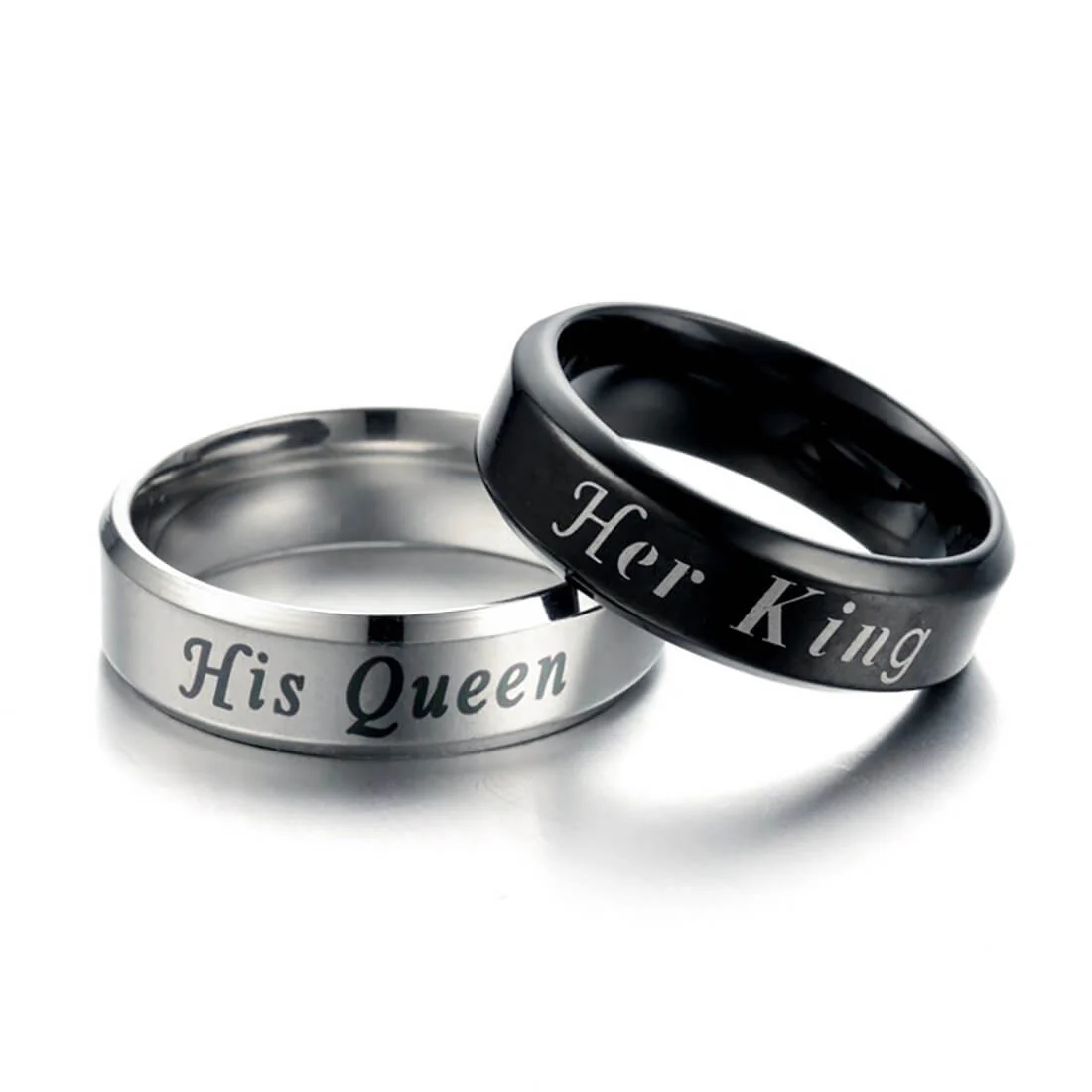 Her King His Queen Ring Couple Set - Image 10