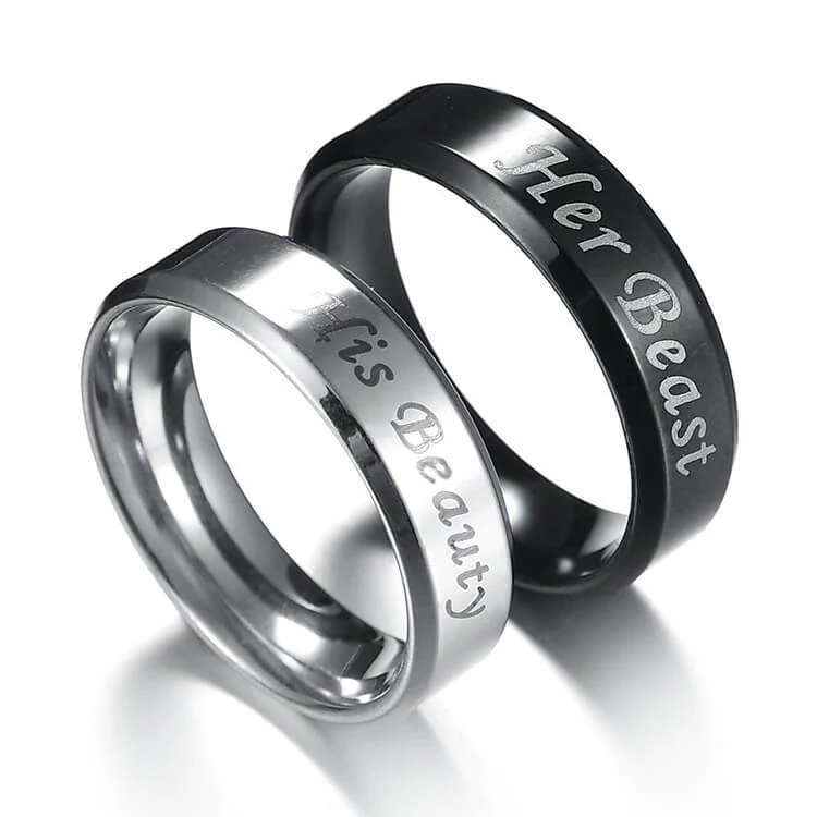 Her King His Queen Ring Couple Set - Image 11