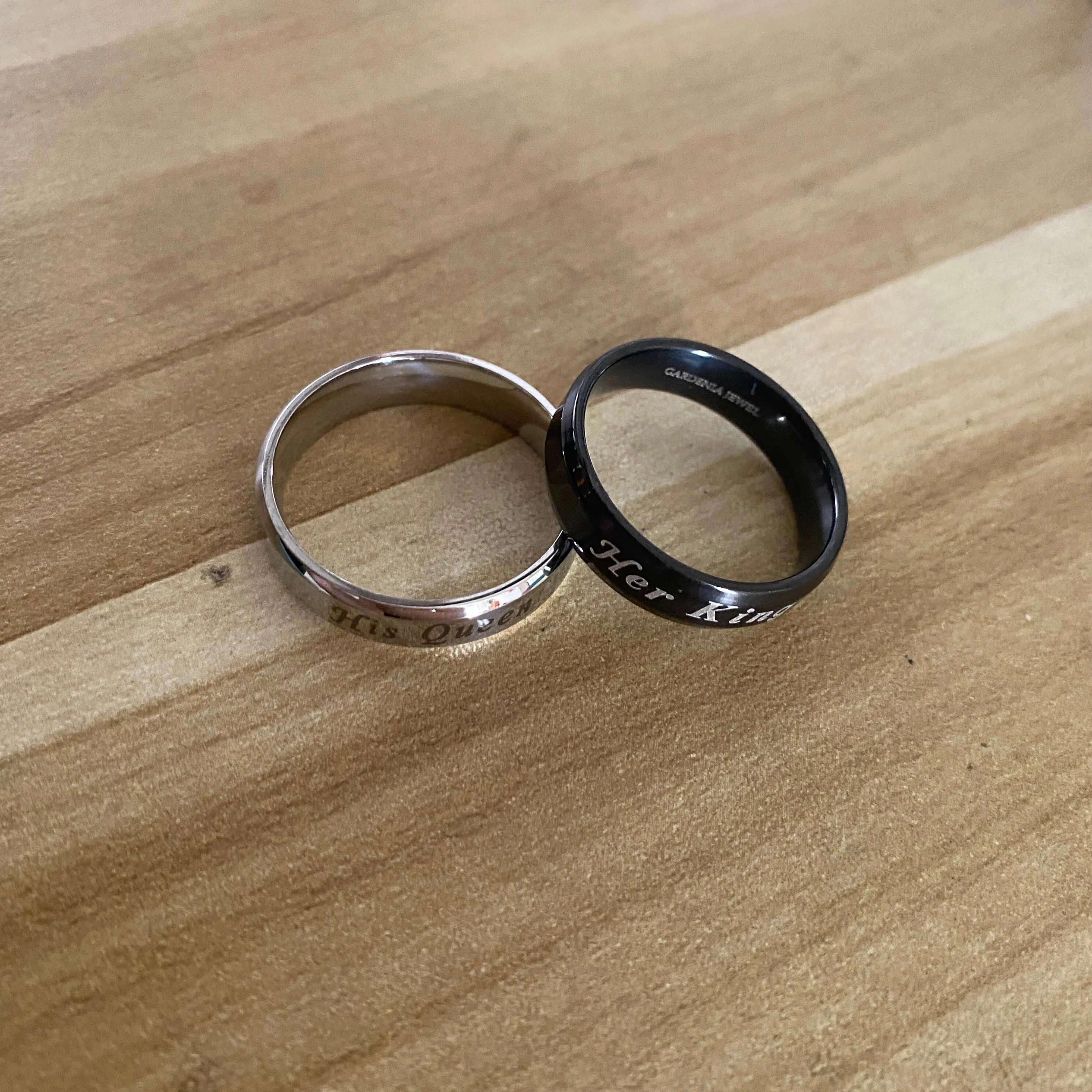 Her King His Queen Ring Couple Set - Image 12