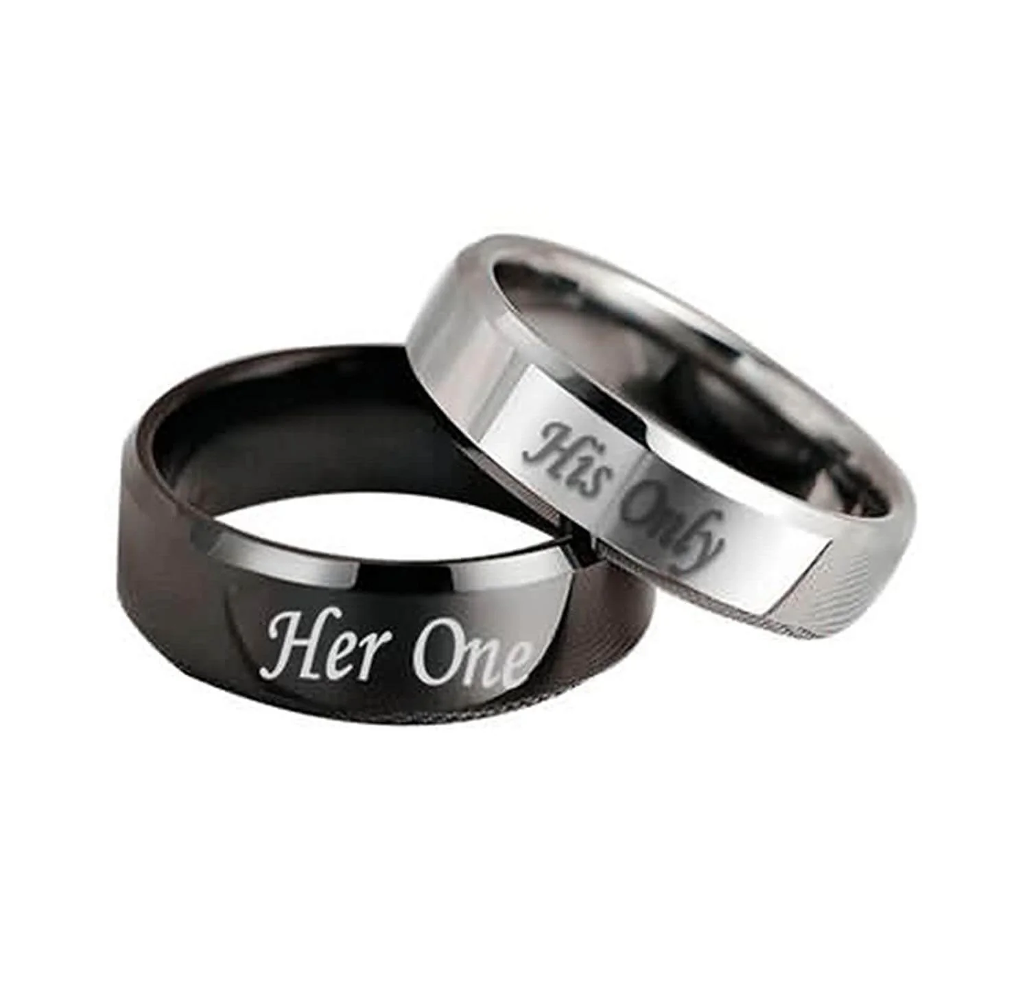 Her King His Queen Ring Couple Set - Image 5