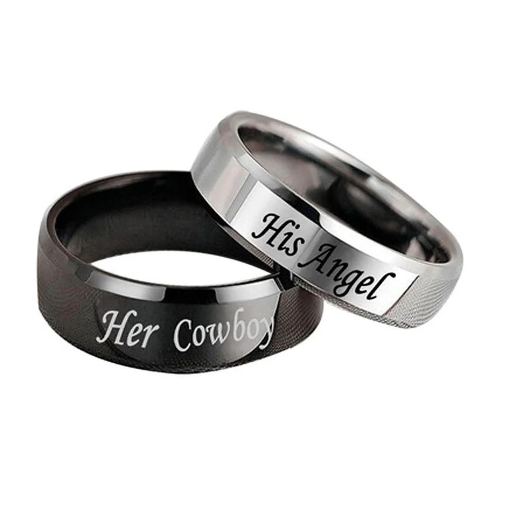 Her King His Queen Ring Couple Set - Image 6
