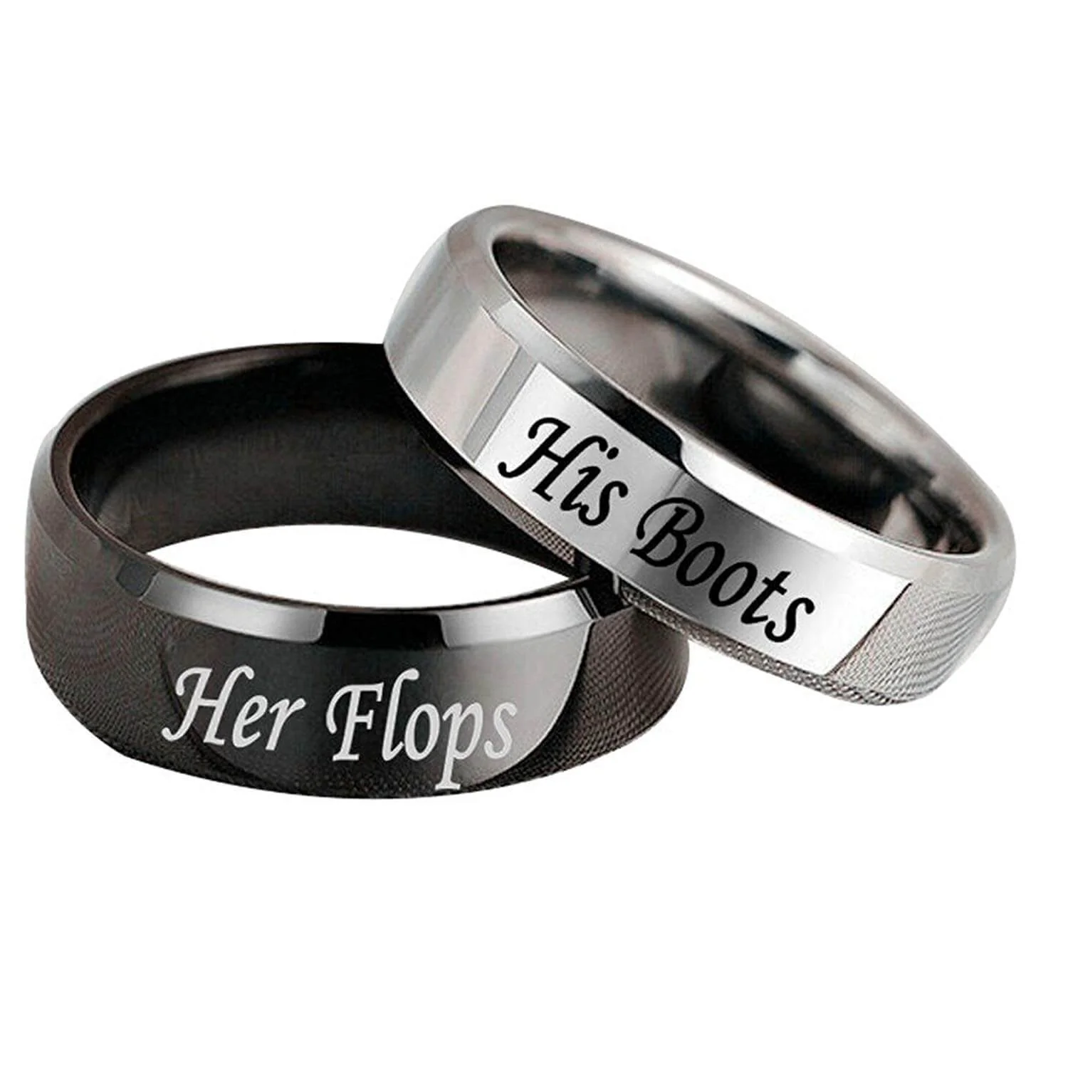Her King His Queen Ring Couple Set - Image 8