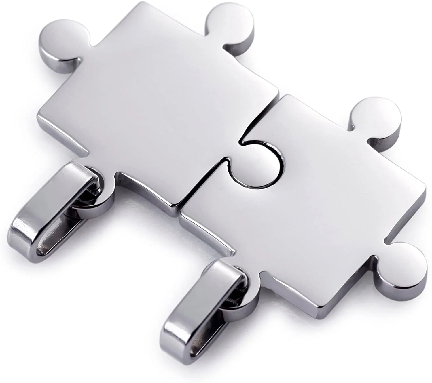 His & Hers Puzzle Couples Necklaces - Image 7