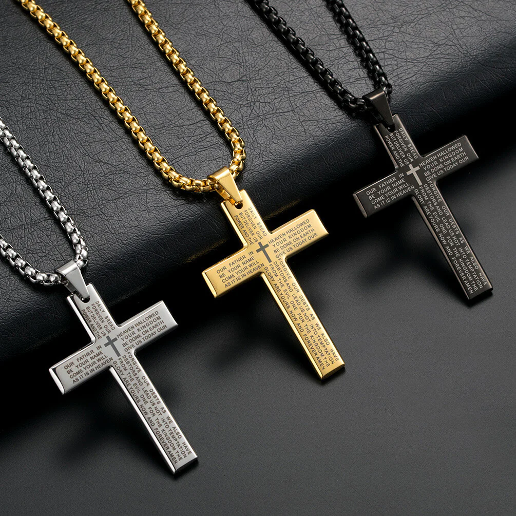 Men Cross Necklace - Image 3