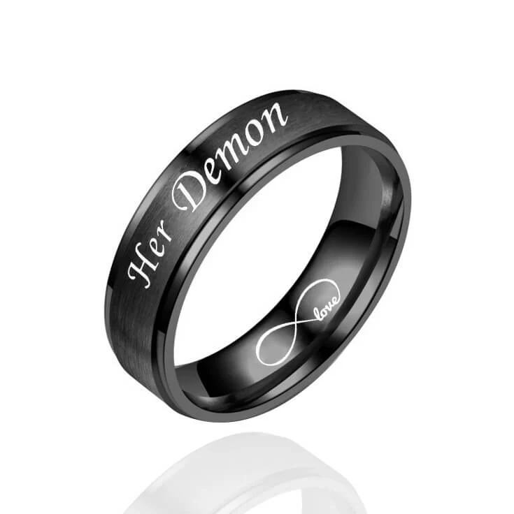 His Angel and Her Demon Promise Rings - Image 6