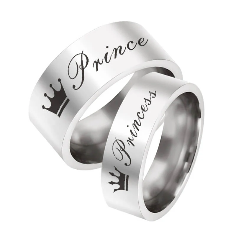 Princes Princess Promise Ring Set - Image 3