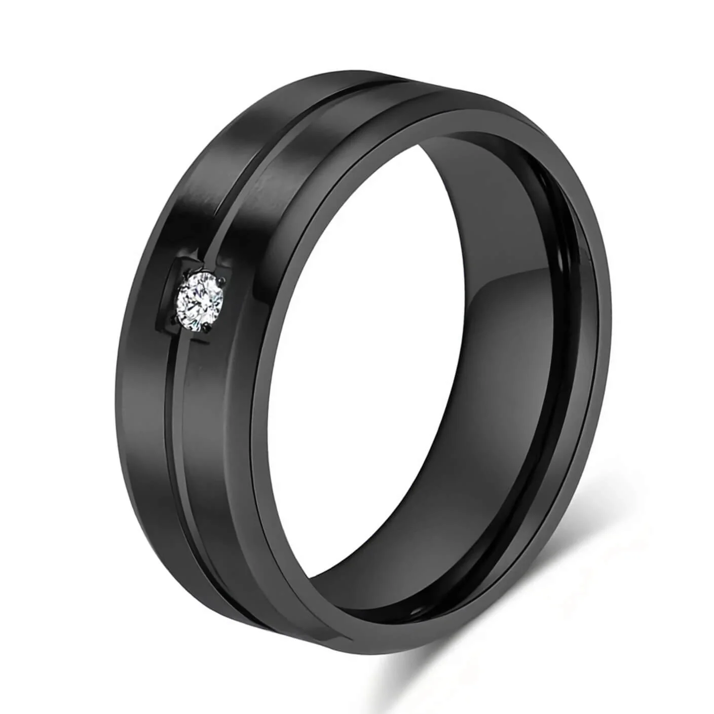 Round Cut Men's Band - Image 4