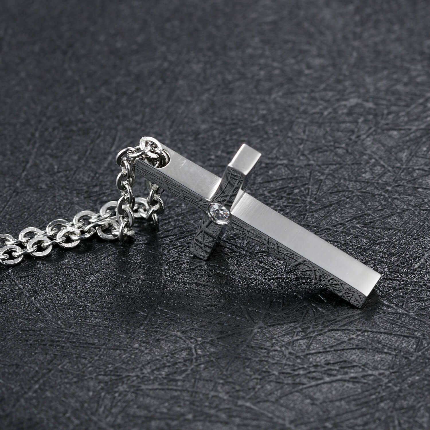 Couple Cross Necklace - Image 3
