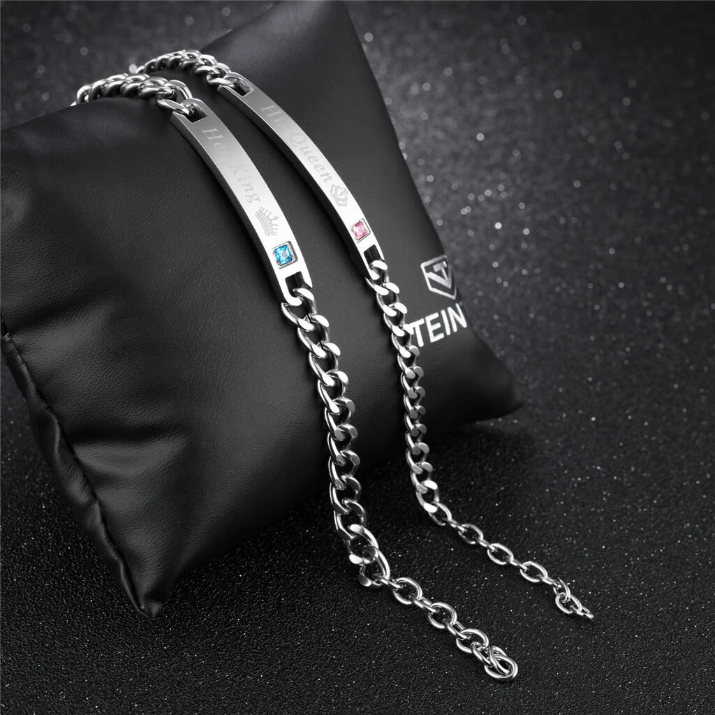 Her King & His Queen Bracelet Set - Image 3