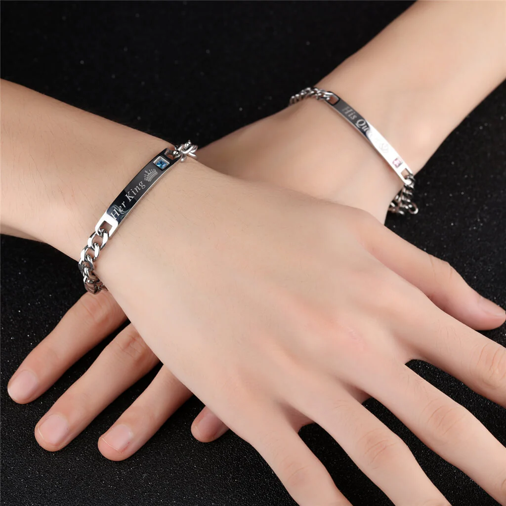 Her King & His Queen Bracelet Set - Image 4