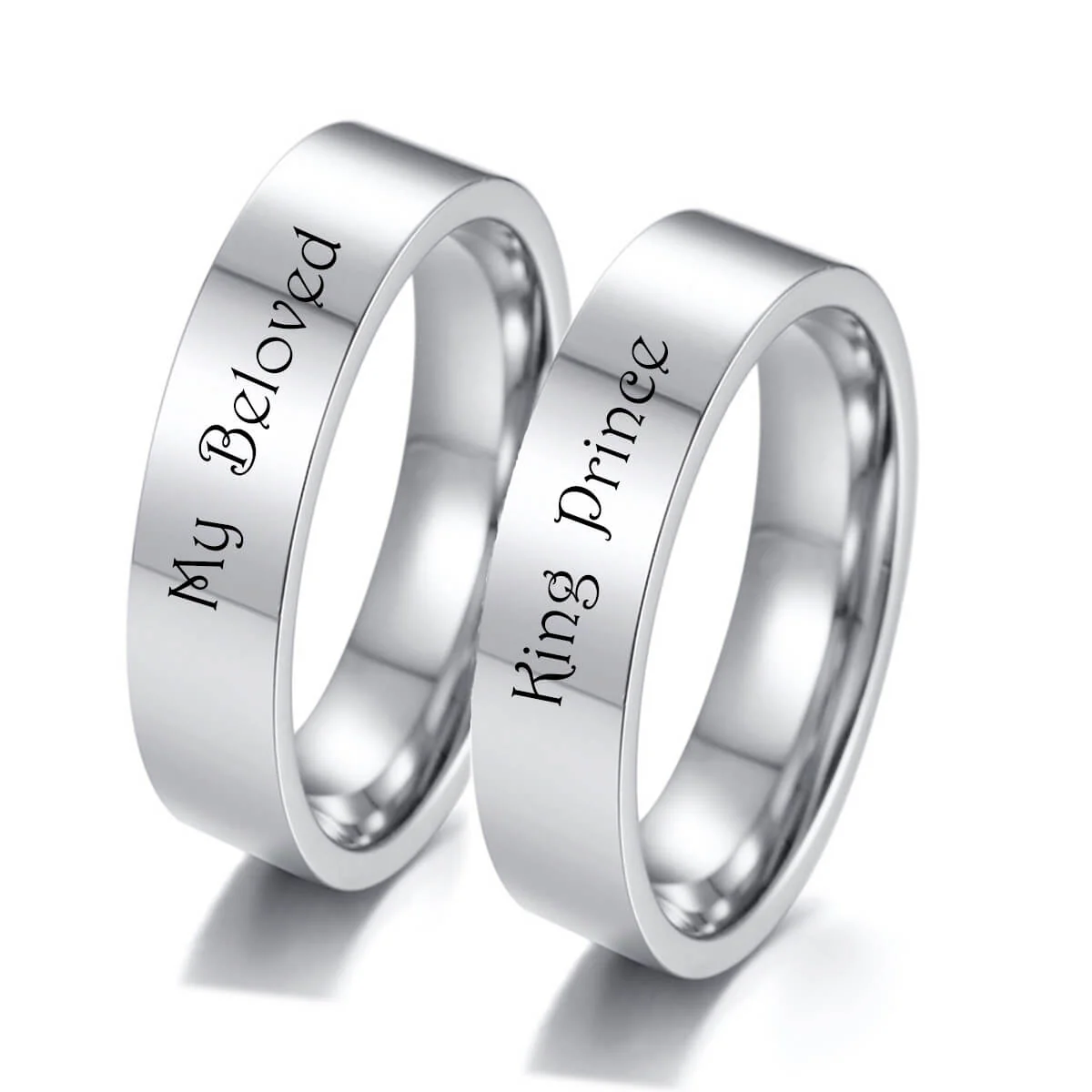 Unisex Couple Promise Rings - Image 3