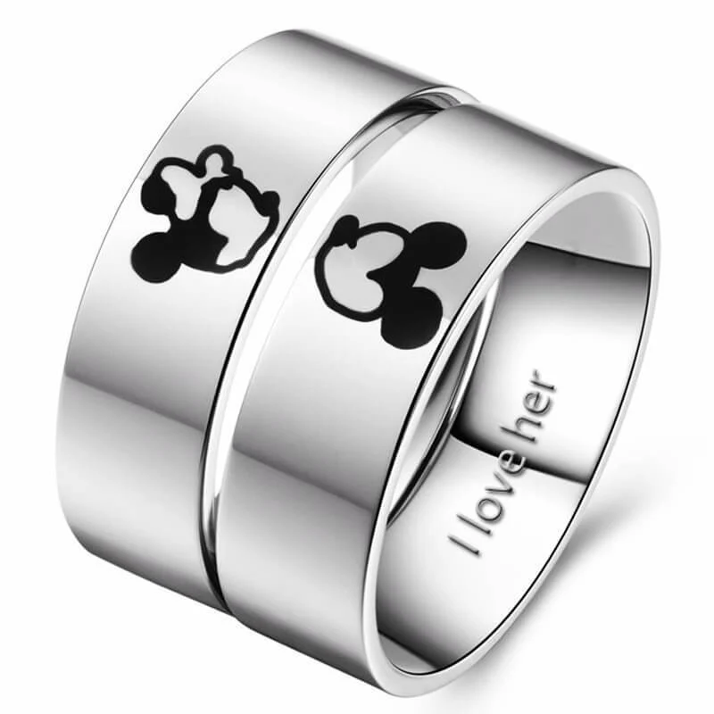 Unisex Couple Promise Rings - Image 4